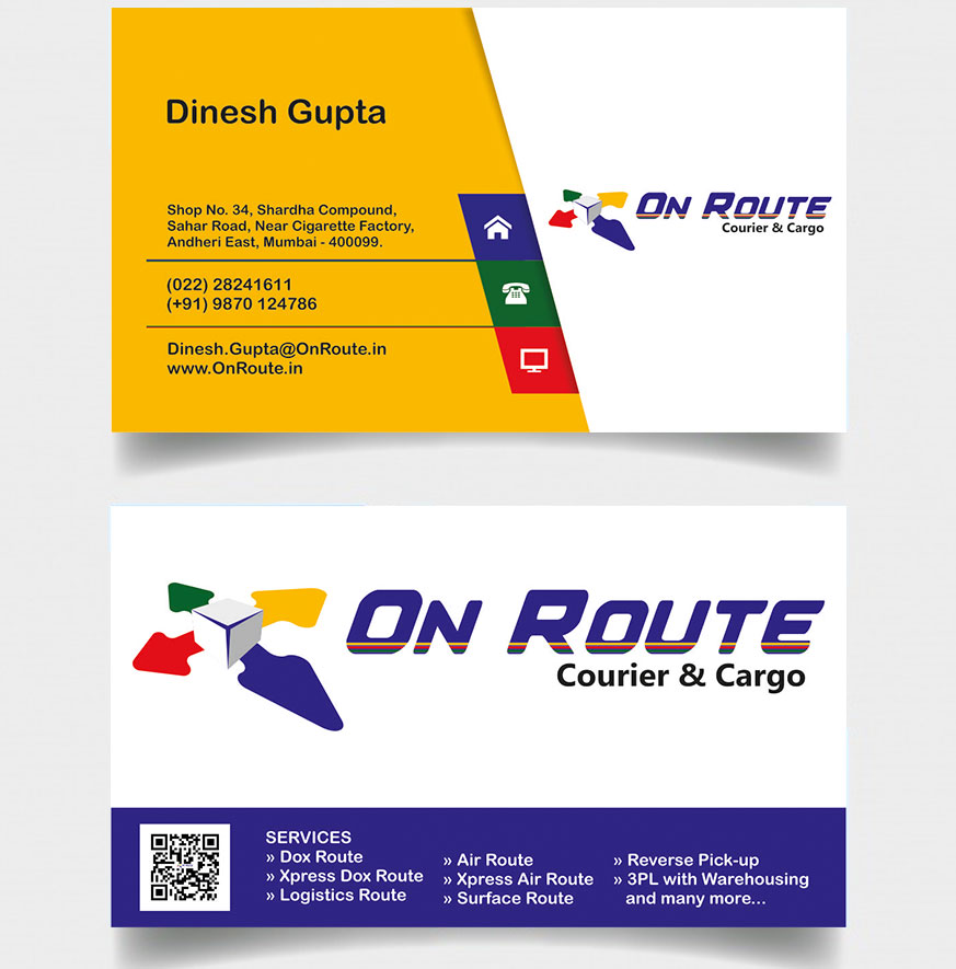 On Route Courier & Cargo - Business Card