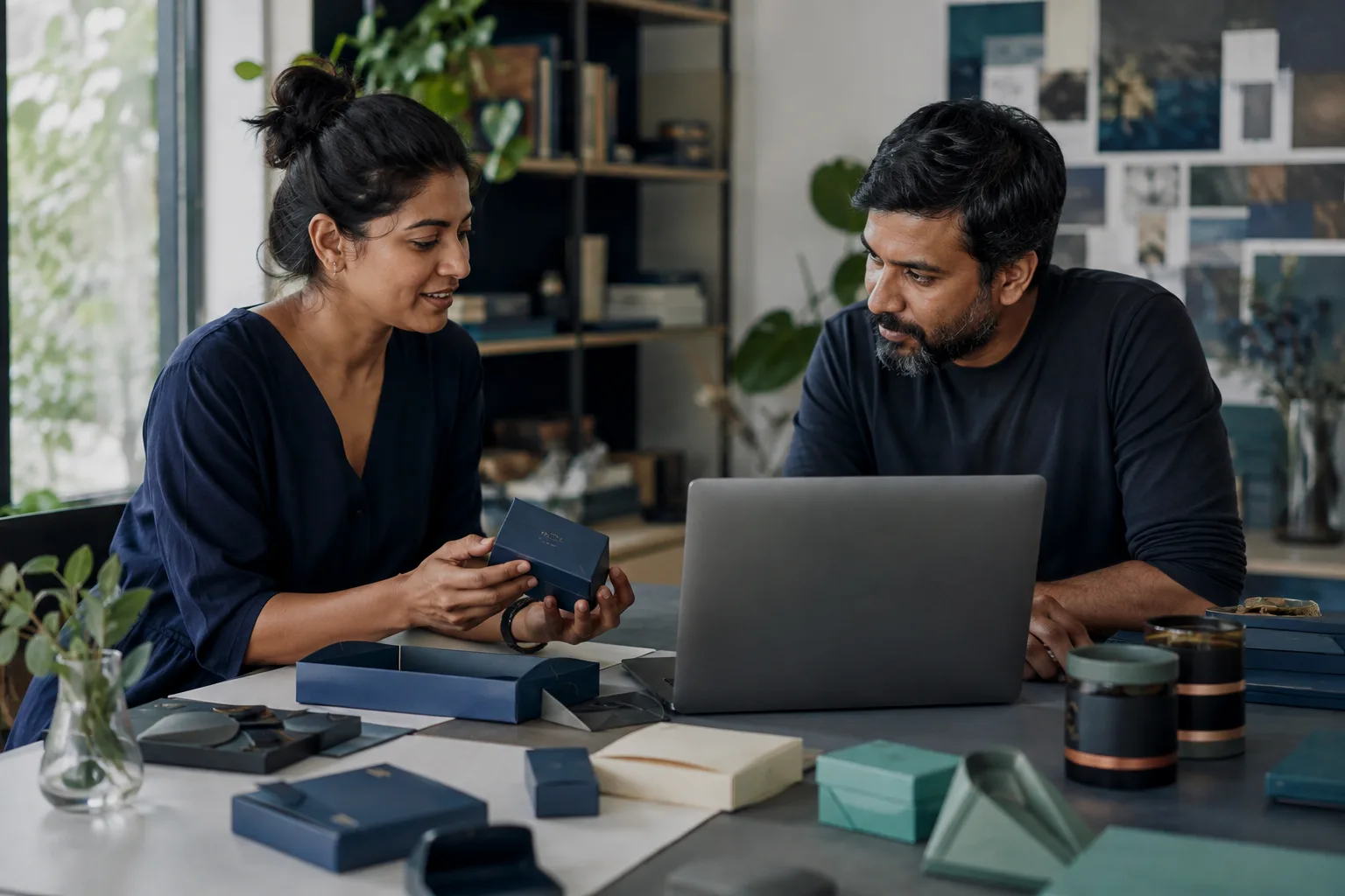 Creative collaboration focused on a business and its audience